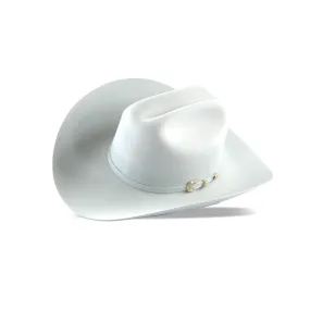 10X Larry Mahan Jerarca Fur Felt Hat White (Price Online Only)