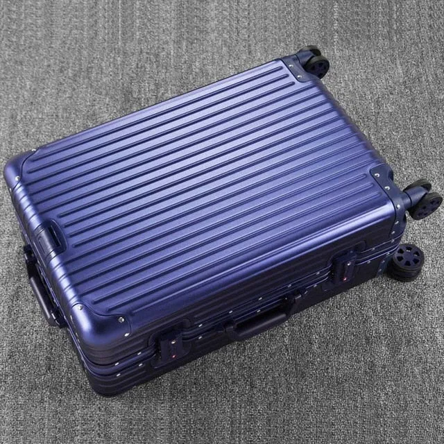 20'' 24'' 29'' Aluminum Luggage Suitcase Travel Trolley Rolling Spinner Hardsider Carry On