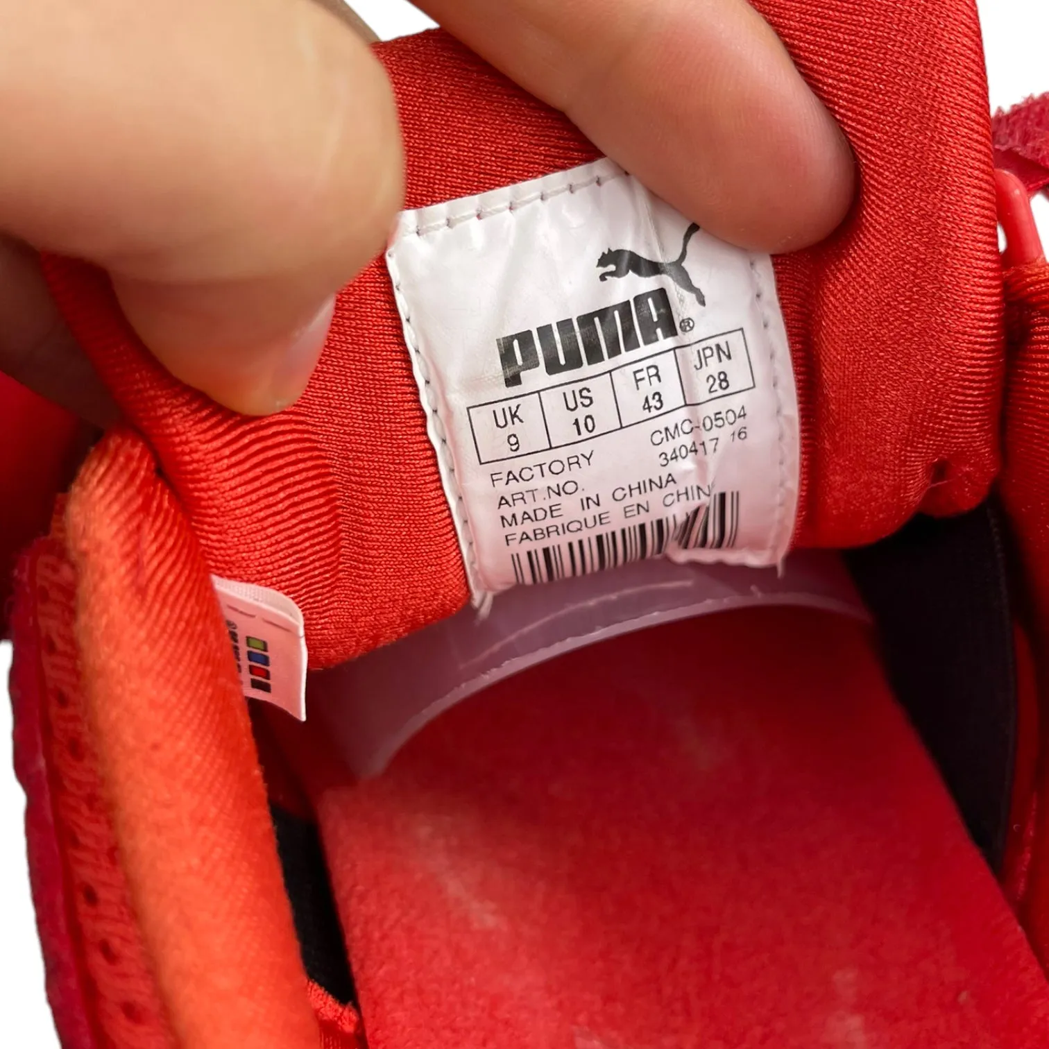 2000 Puma Mostro UK9 Mesh Red