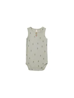 [50%OFF] sleeveless henley bodysuit | trees