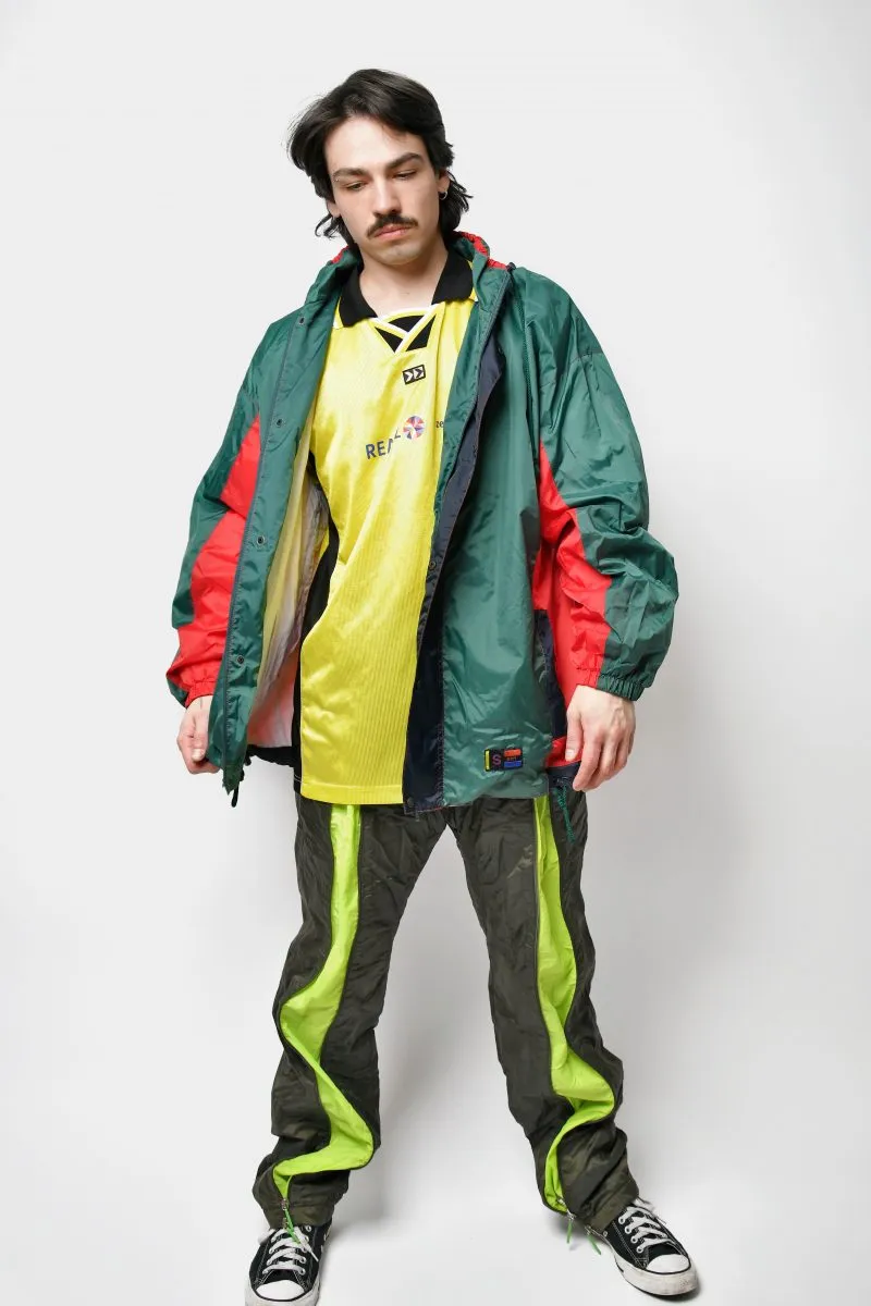 80s lightweight windbreaker green