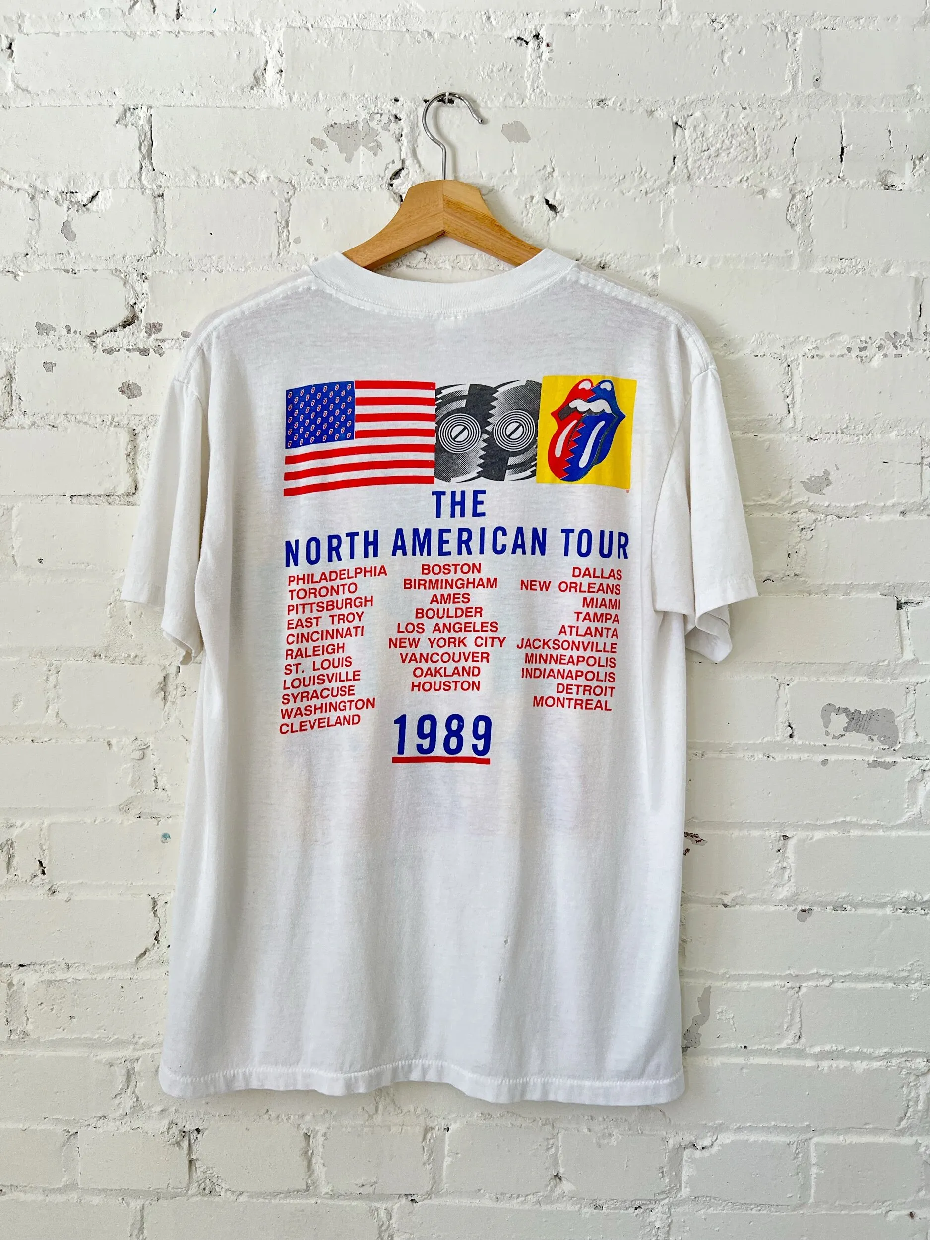 ‘89 Rolling Stones North American Tour Tee, Size M/L-