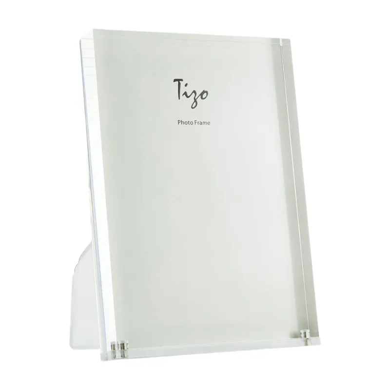 Acrylic Photo Frame 4x6 - (clear or black)