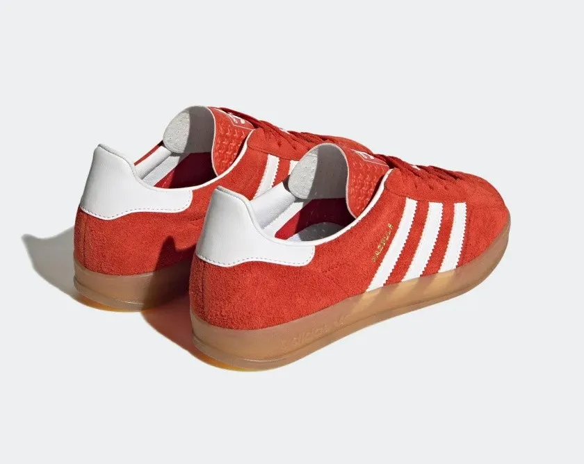 Adidas Gazelle Indoor Scarlet Bold Orange Cloud White Gum H06261