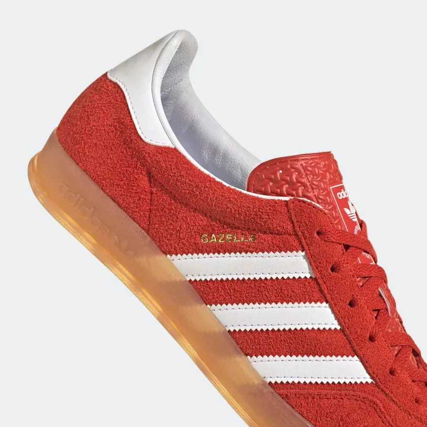 Adidas Gazelle Indoor Scarlet Bold Orange Cloud White Gum H06261