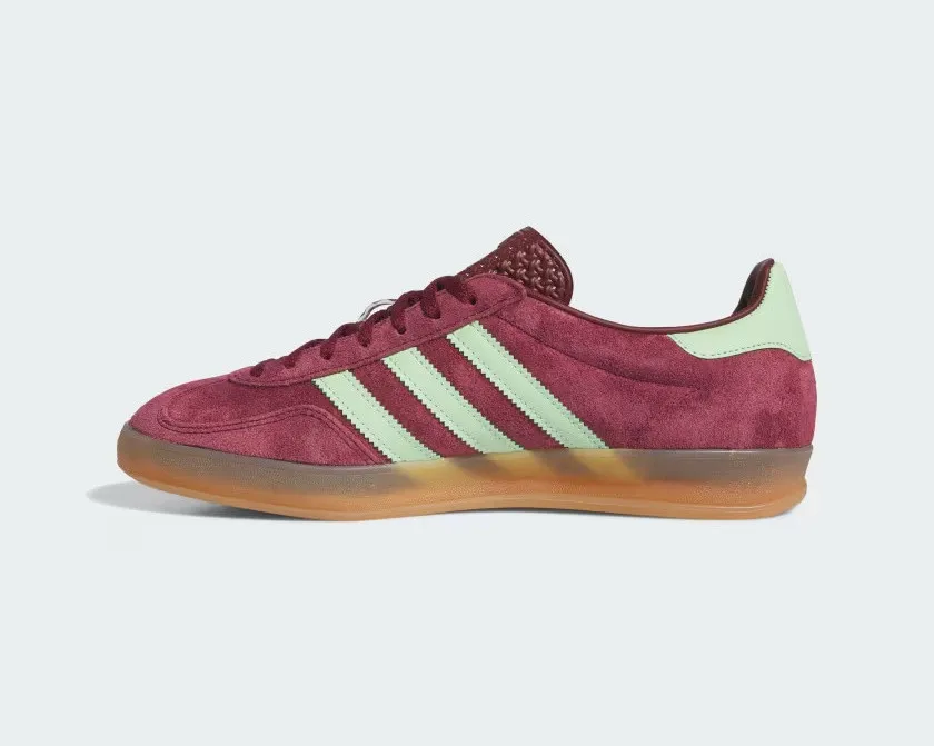 Adidas Gazelle Indoor Shadow Red Semi Spark Green Gum IH7487