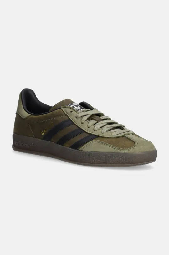 adidas Originals leather sneakers Gazelle Indoor green color IH4772