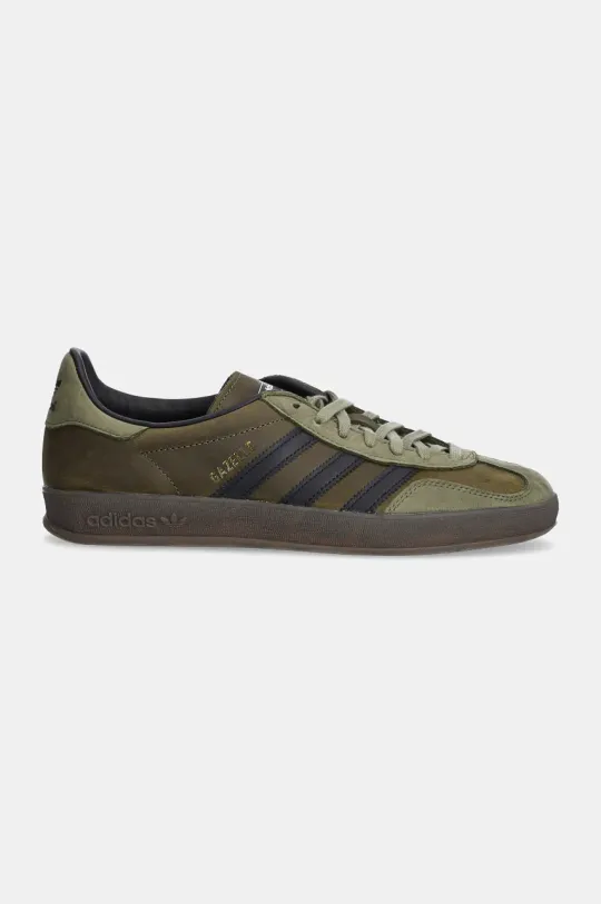 adidas Originals leather sneakers Gazelle Indoor green color IH4772