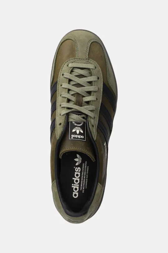 adidas Originals leather sneakers Gazelle Indoor green color IH4772