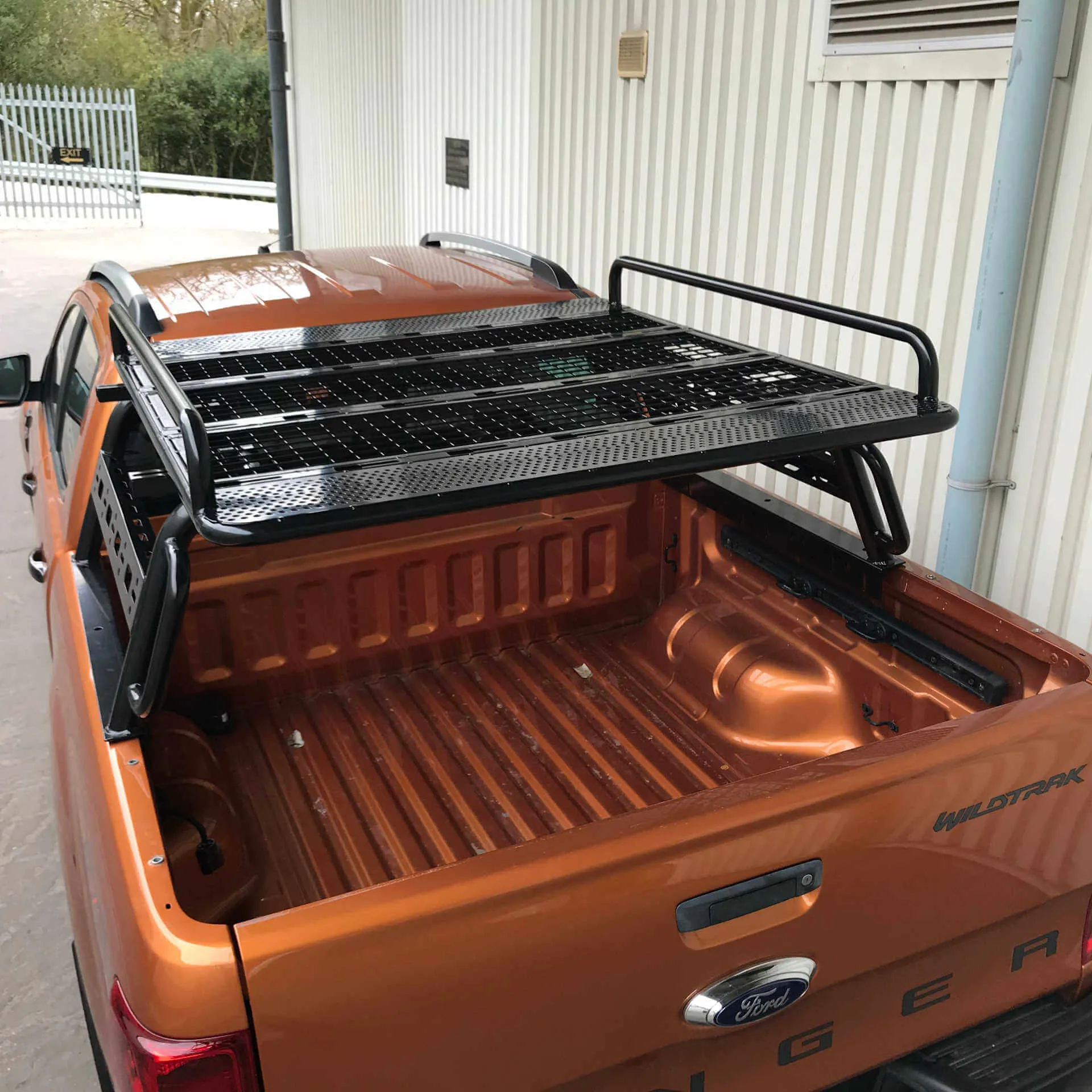 Adjustable Load Bed Cargo Frame with Side Rail Rack for Ford Ranger 2022+