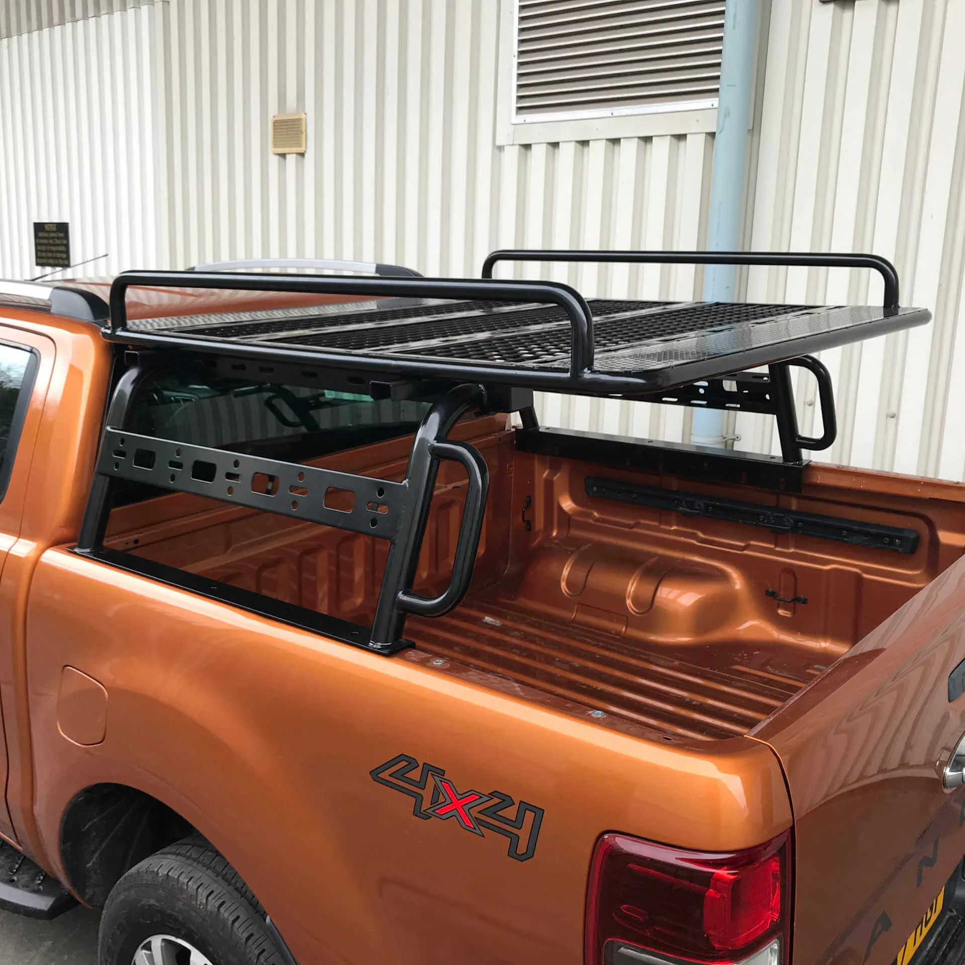 Adjustable Load Bed Cargo Frame with Side Rail Rack for Ford Ranger 2022+