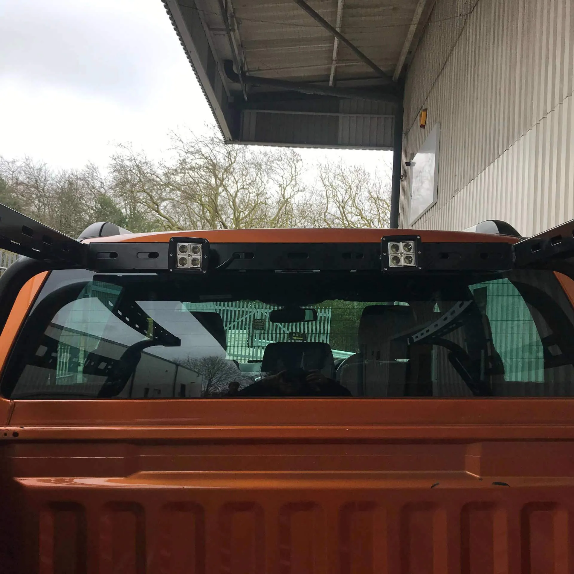 Adjustable Load Bed Cargo Frame with Side Rail Rack for Ford Ranger 2022+