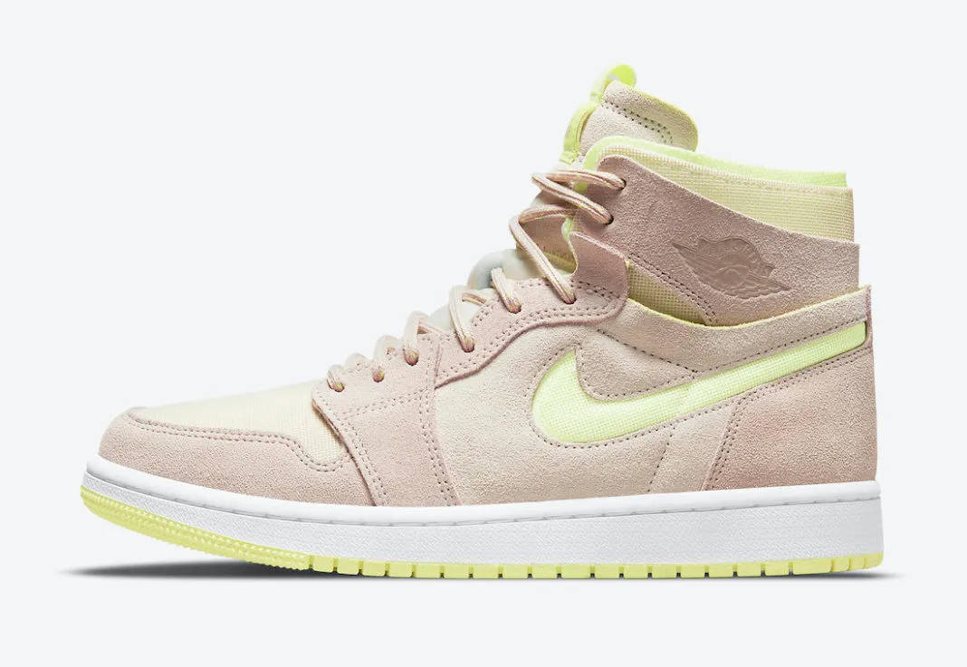 Air Jordan 1 High Zoom Air CMFT Lemon Twist Fossil White CT0979-200