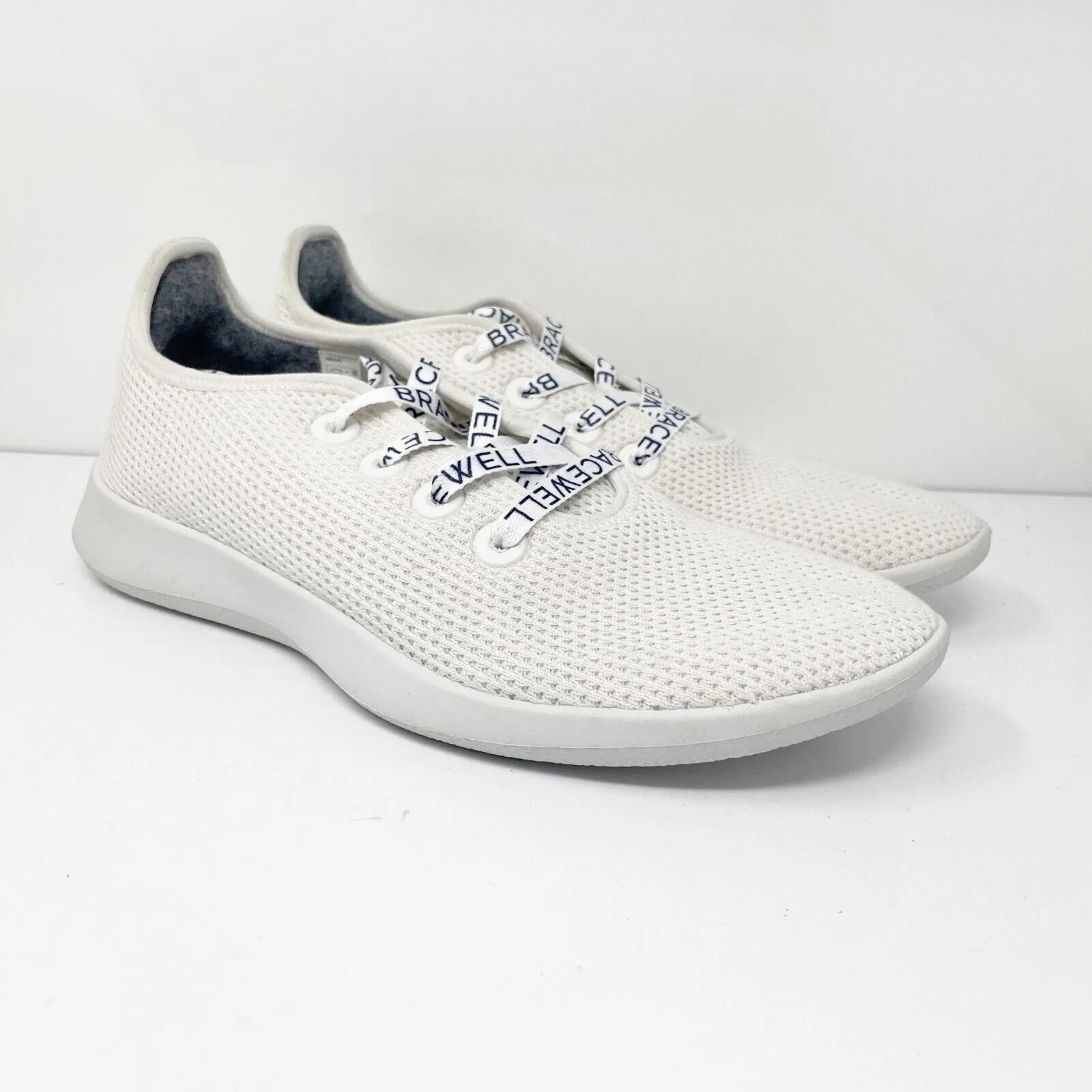 Allbirds Mens Tree Runners 0121 RM1 White Running Shoes Sneakers Size 10