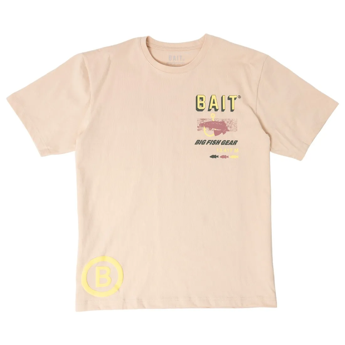 BAIT Men Fishing Gear Tee (brown)