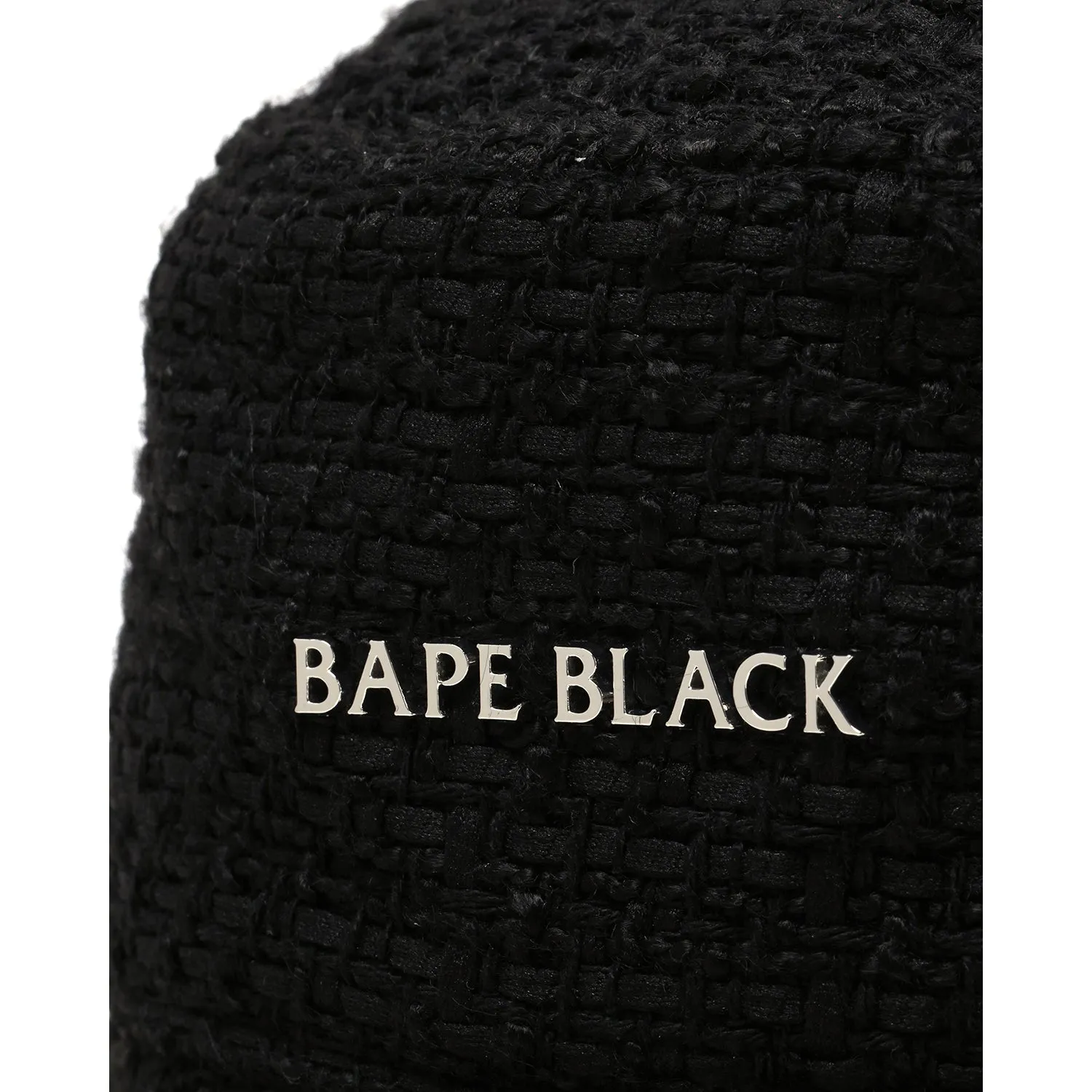 BAPE BLACK X NEW ERA LOGO TWEED HAT MENS