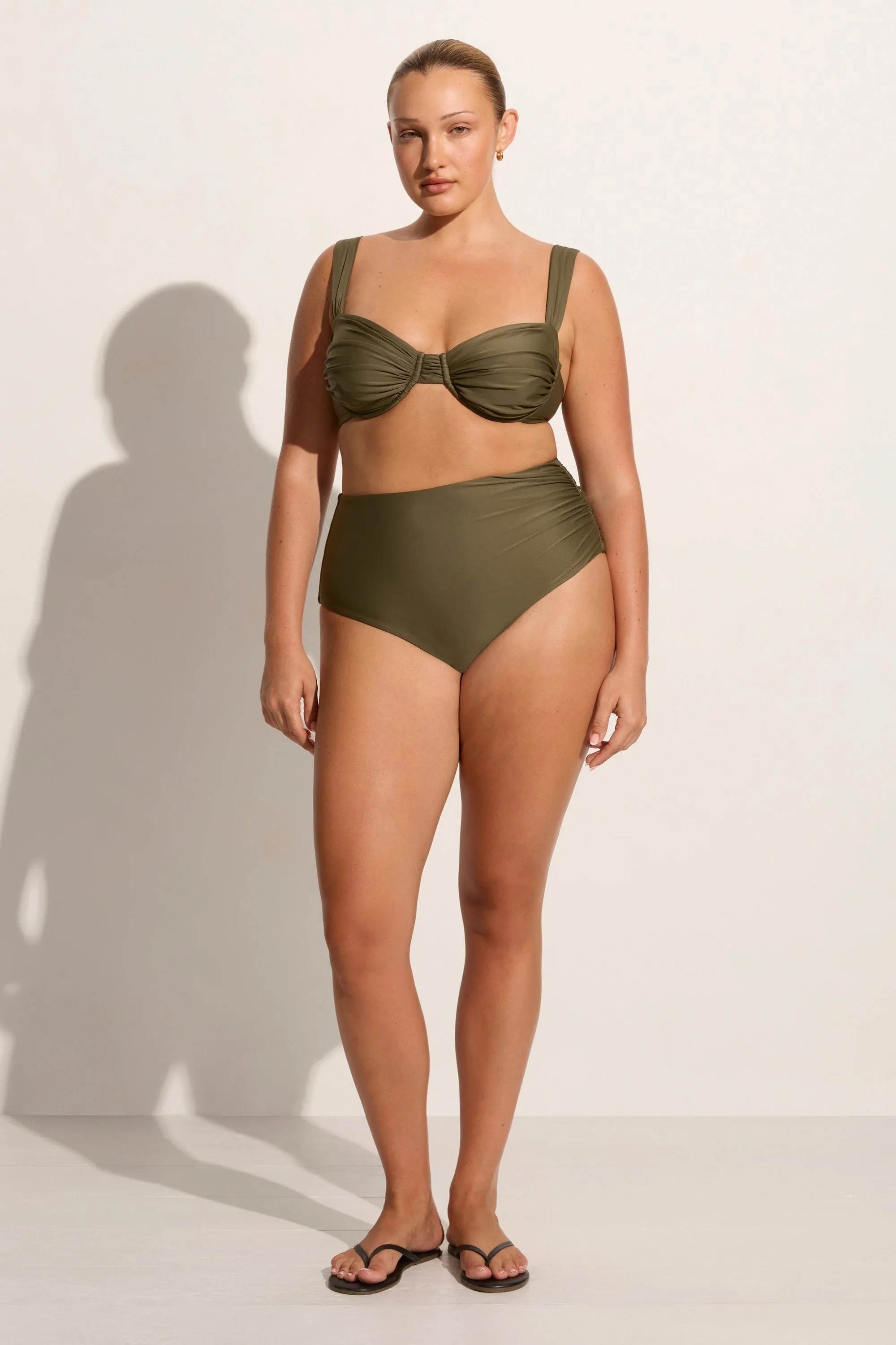 Bianca Bikini Bottoms Khaki - Final Sale