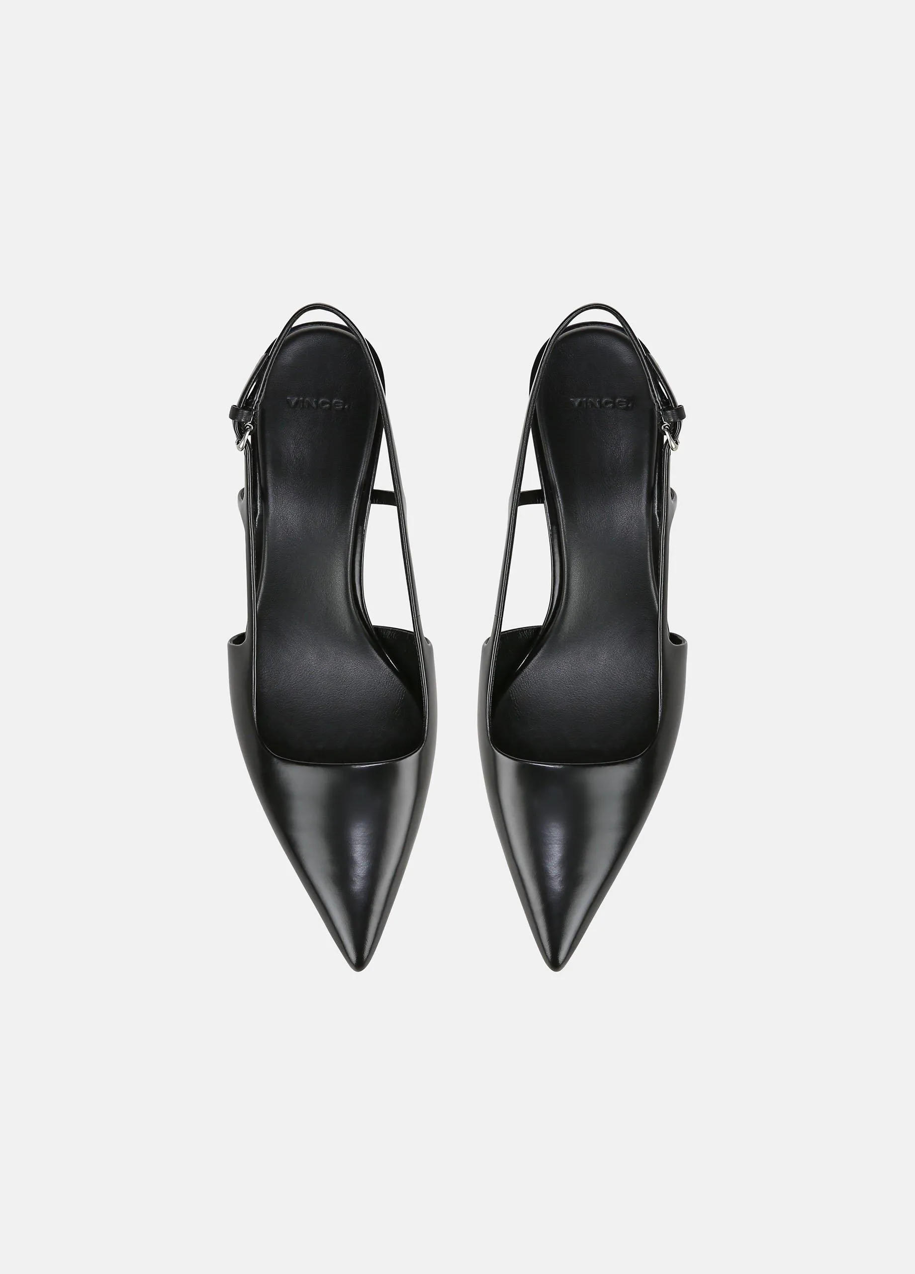 Bianca Leather Slingback Heel