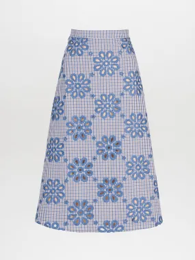 Bianca Skirt Navy Floral