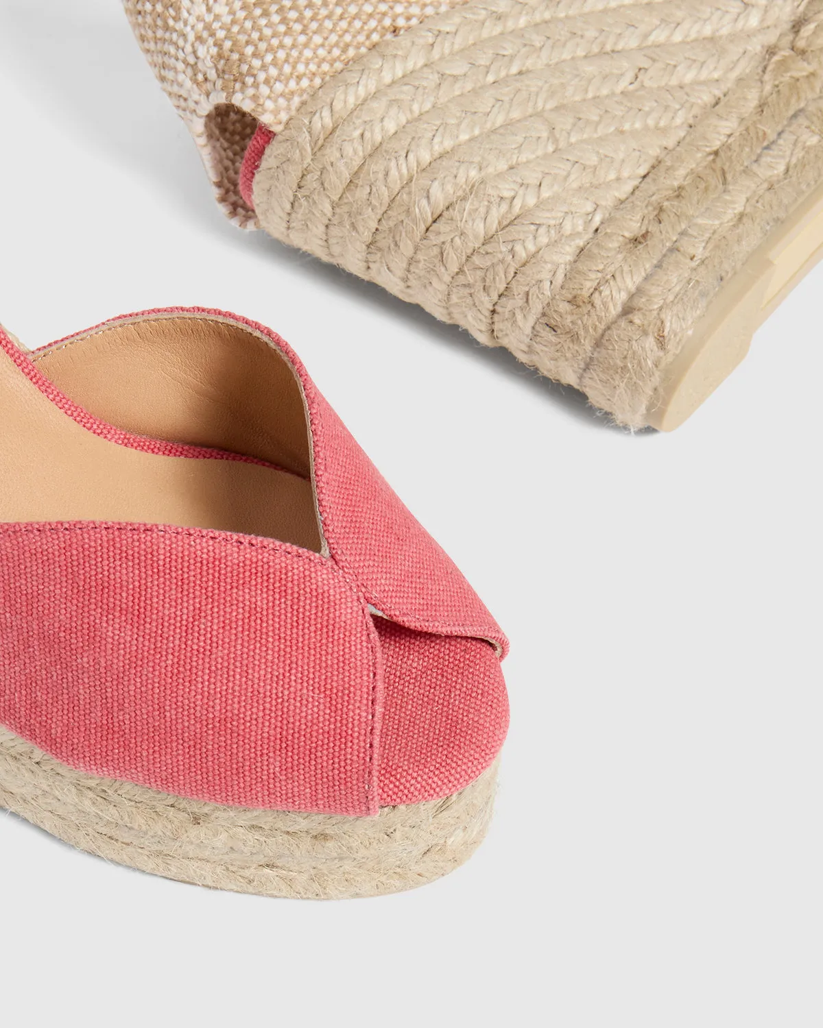 Bianca Wedge Pink Espadrille