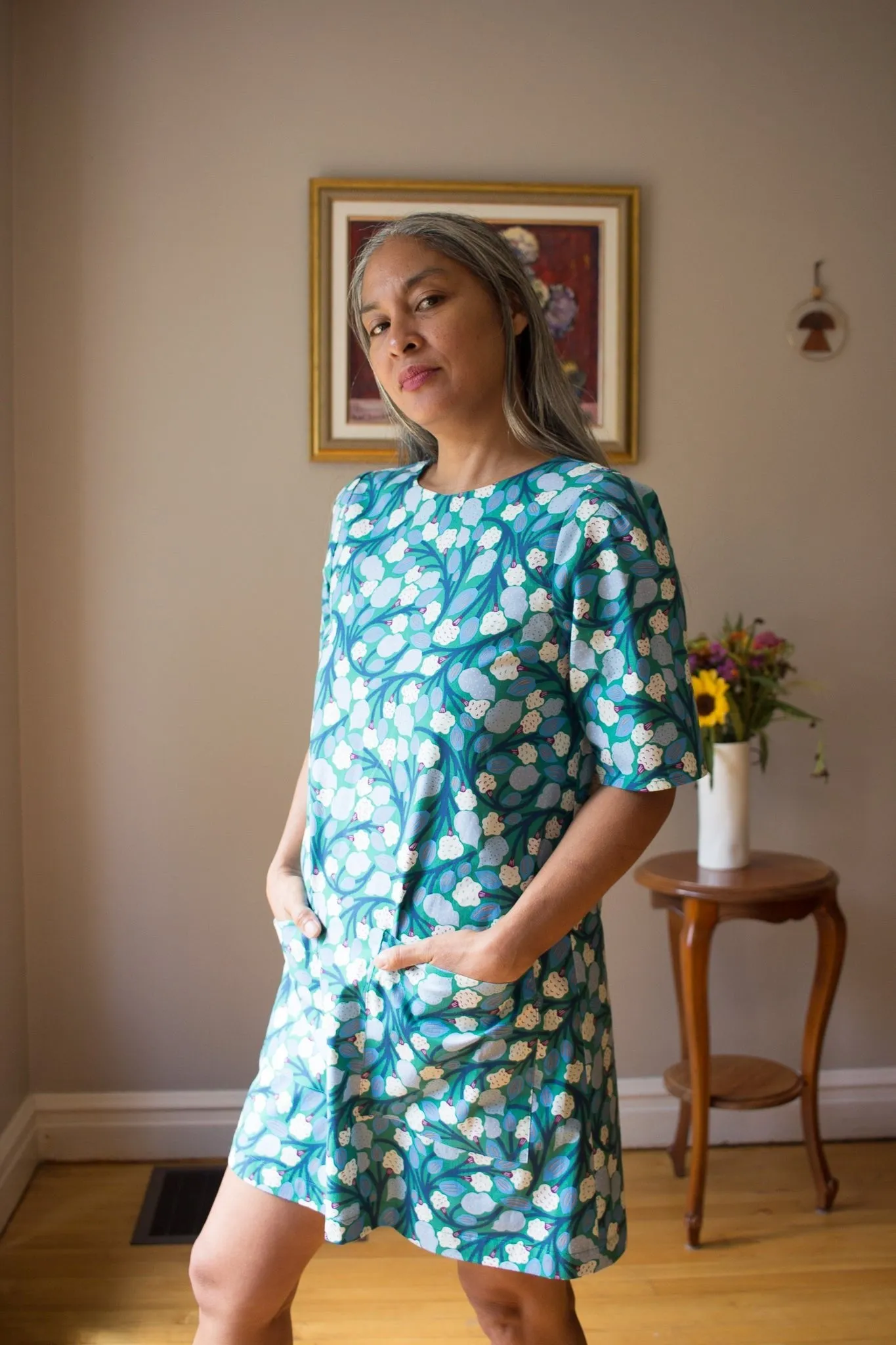 Birds of North America Cottontop Dress - Cotton Puff (Online Exclusive)