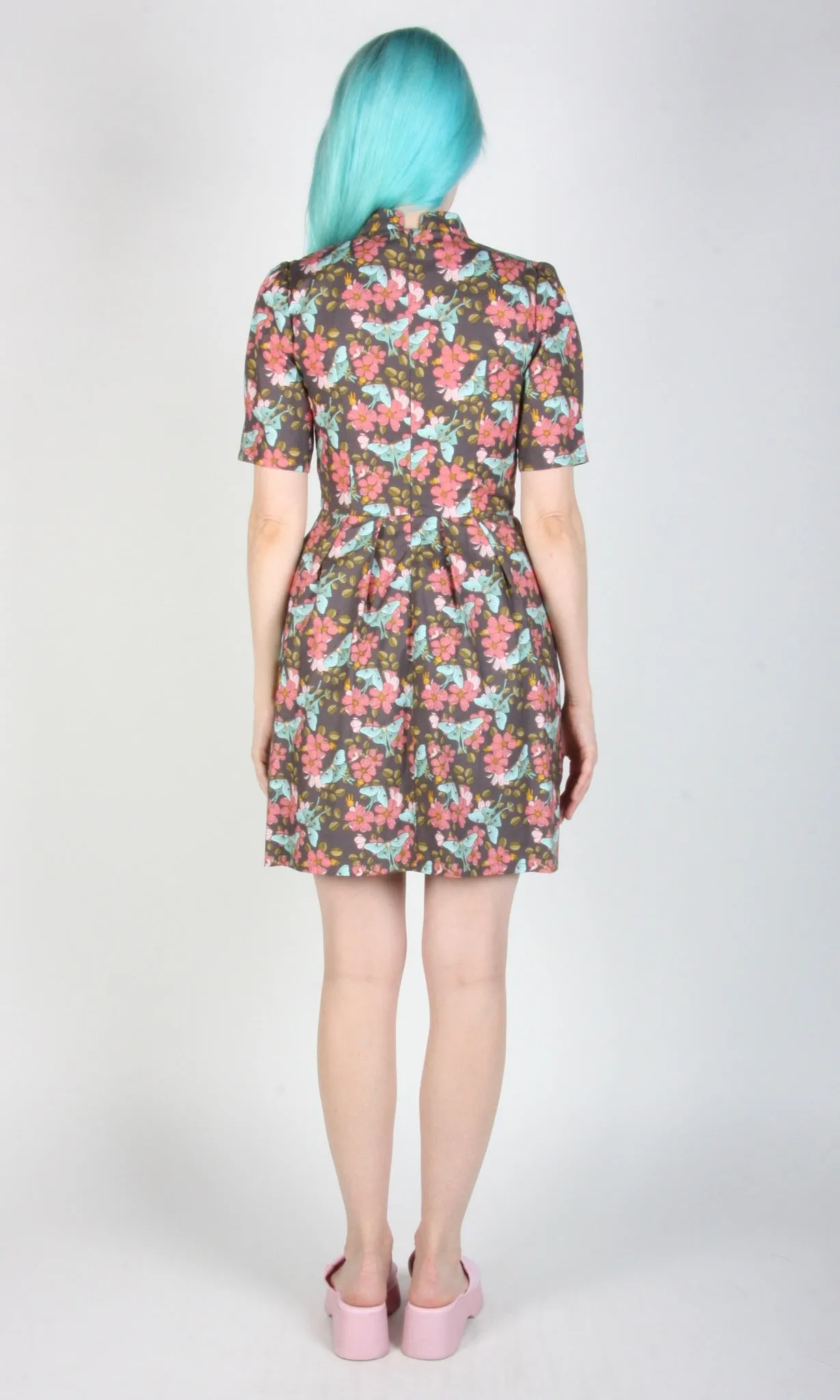 Birds of North America Guineafowl Dress - Luna Moth (Online Exclusive)