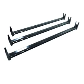 Black 3 Bar Van Roof Ladder Rack Cross Bars for Ford Transit Connect 2013-2019