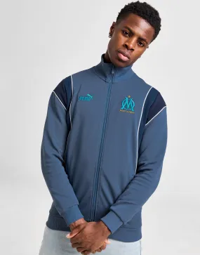 Blue PUMA Olympique Marseille Arc Track Top - JD Sports 