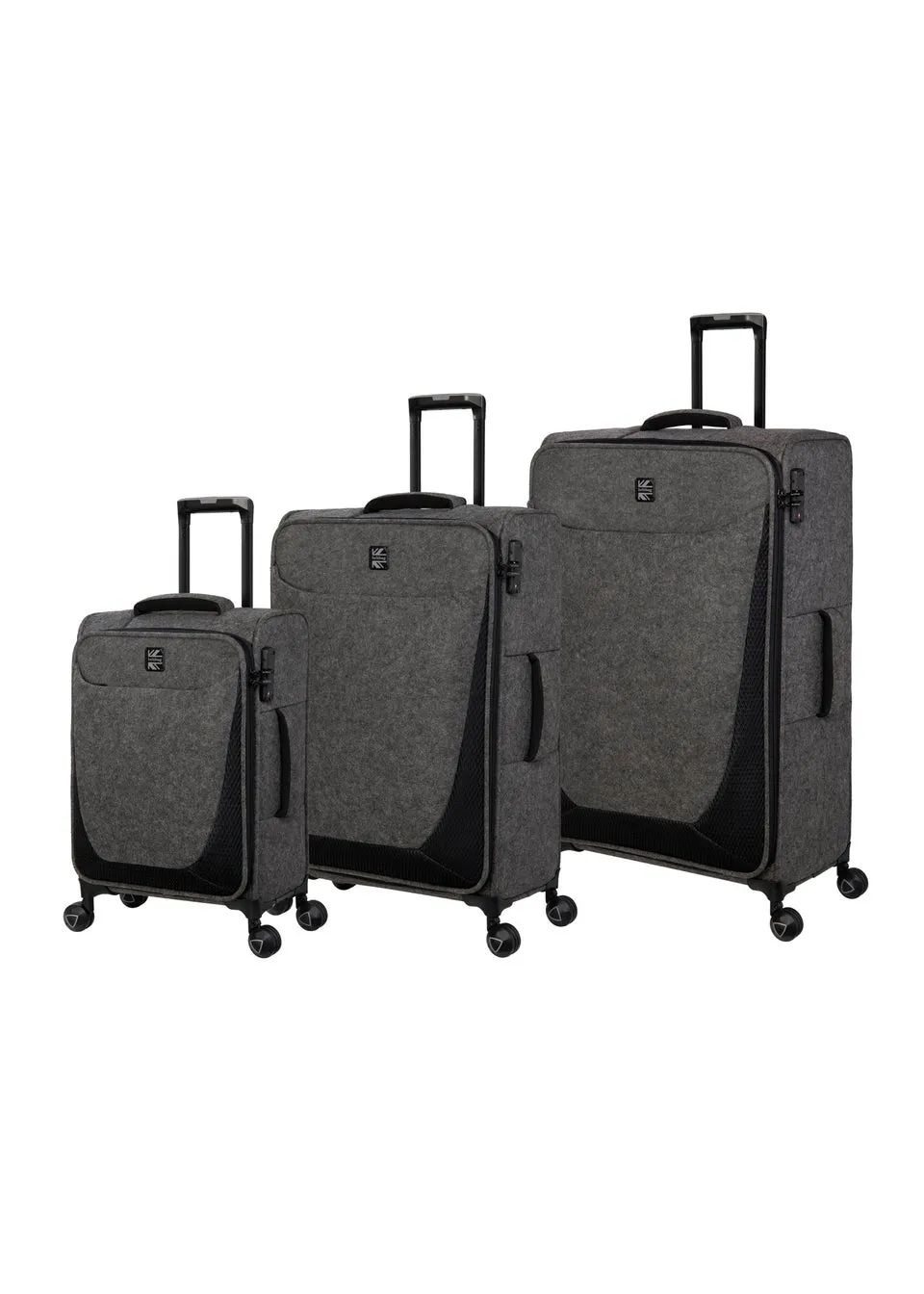 BritBag Perissa Tech Grey Suitcase with TSA Lock