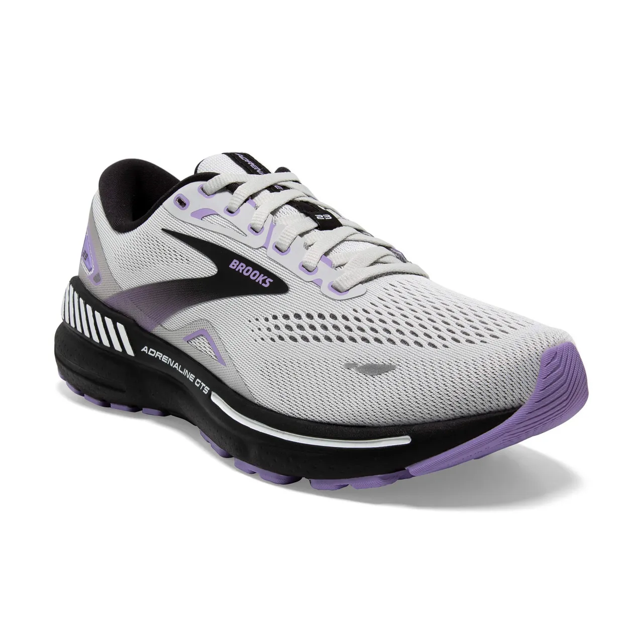 Brooks Brooks Women's Adrenaline GTS 23 Grey/Black/Purple