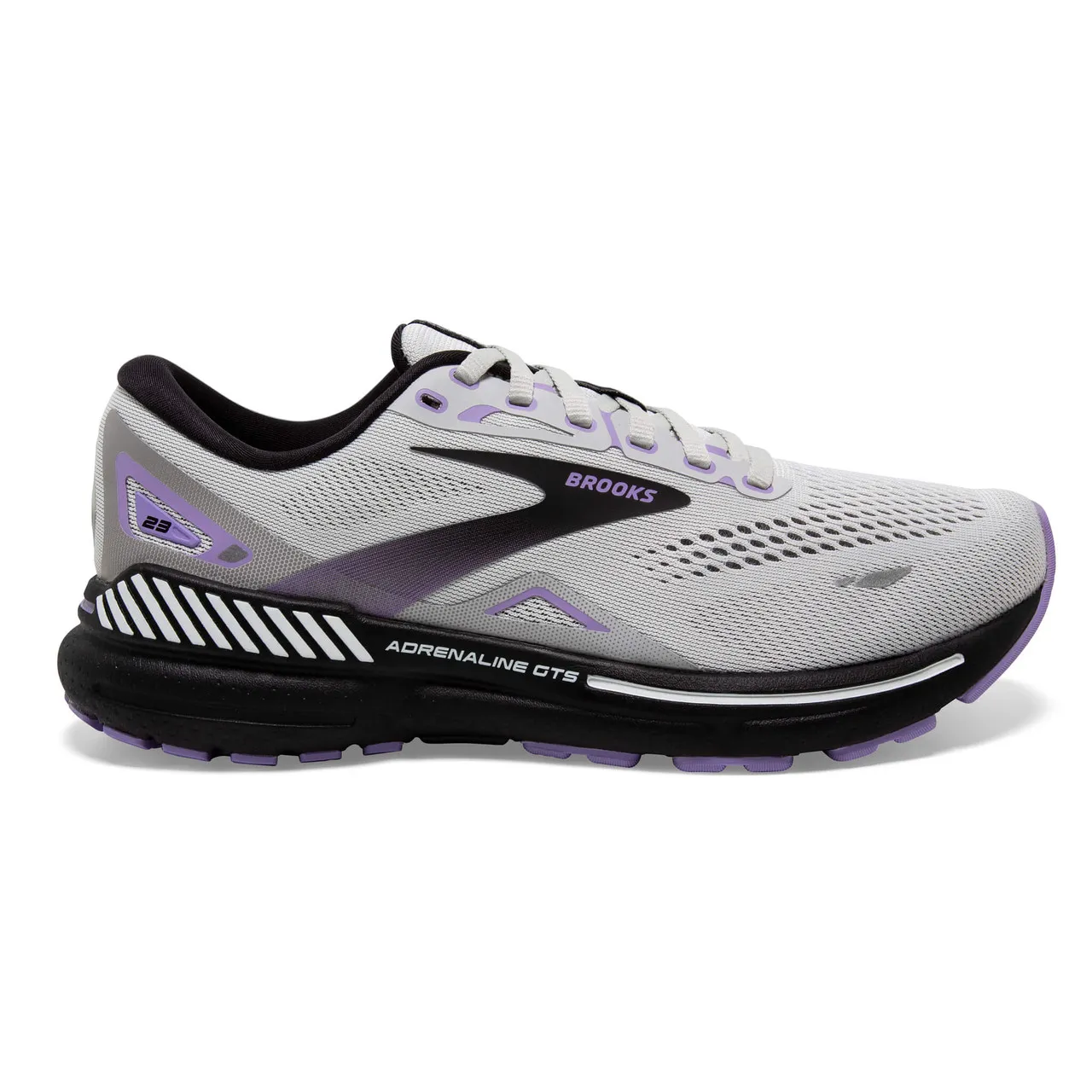 Brooks Brooks Women's Adrenaline GTS 23 Grey/Black/Purple