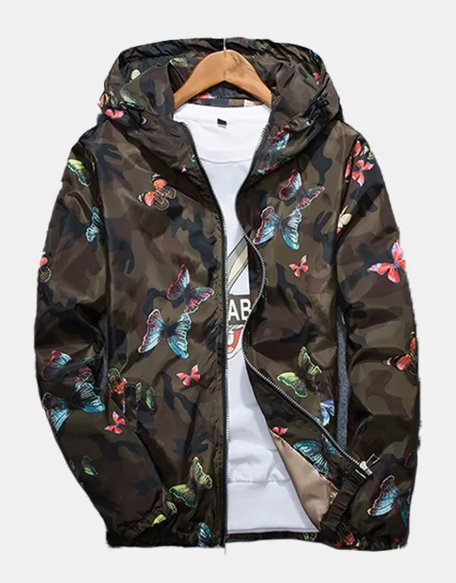 Butterfly Camo Windbreaker