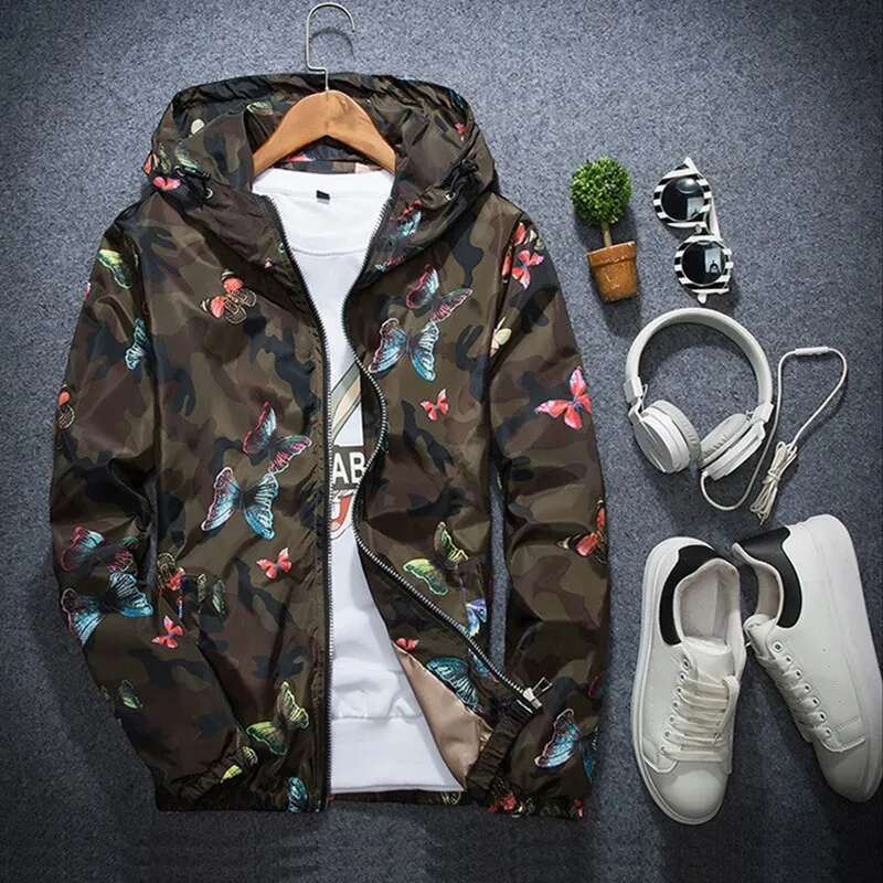 Butterfly Camo Windbreaker