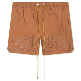 Camel Logo Swim Trunk - Camel