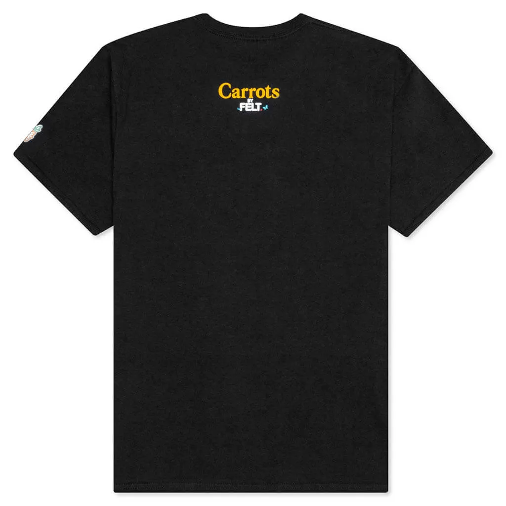 Carrots by Gone Fishing Tee - Black