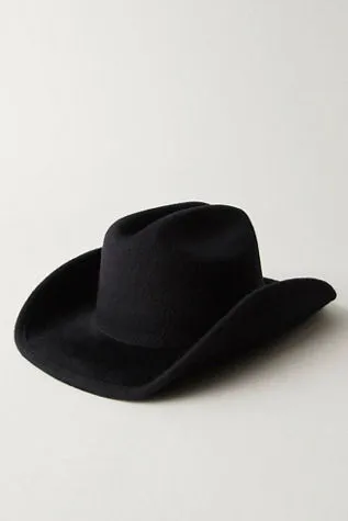 Cash Cowboy Hat by Wyeth at Free People in Black