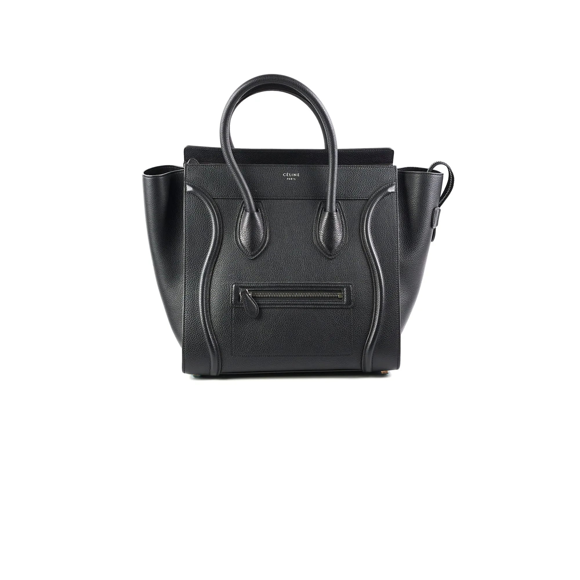 Celine Mini Luggage Grainy leather Black