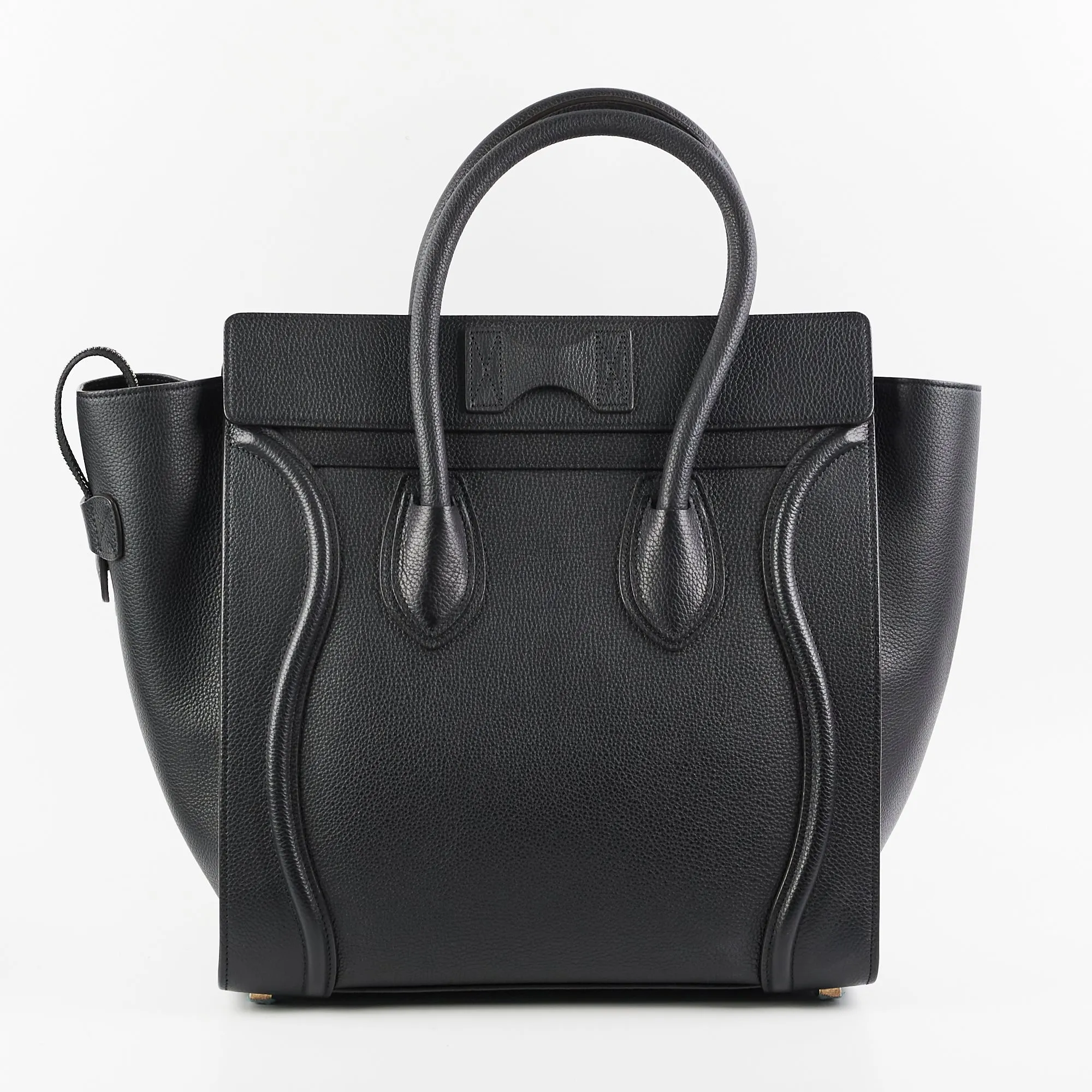 Celine Mini Luggage Grainy leather Black