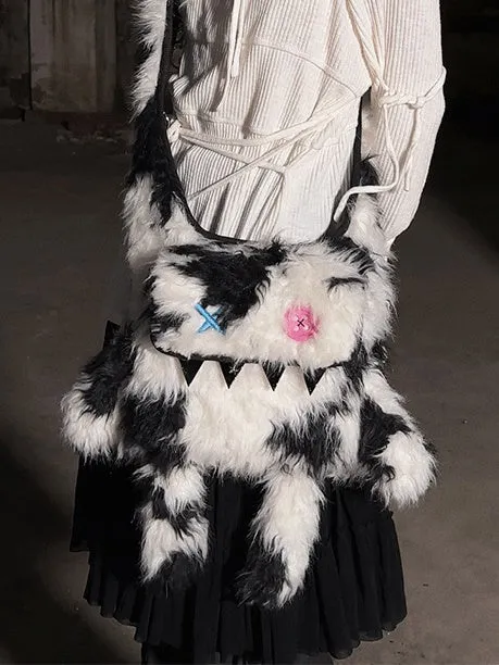 Character Fur Monster Backpack