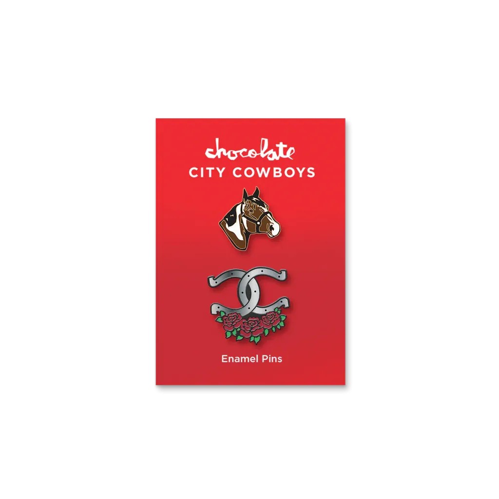 Chocolate City Cowboys Pin Set