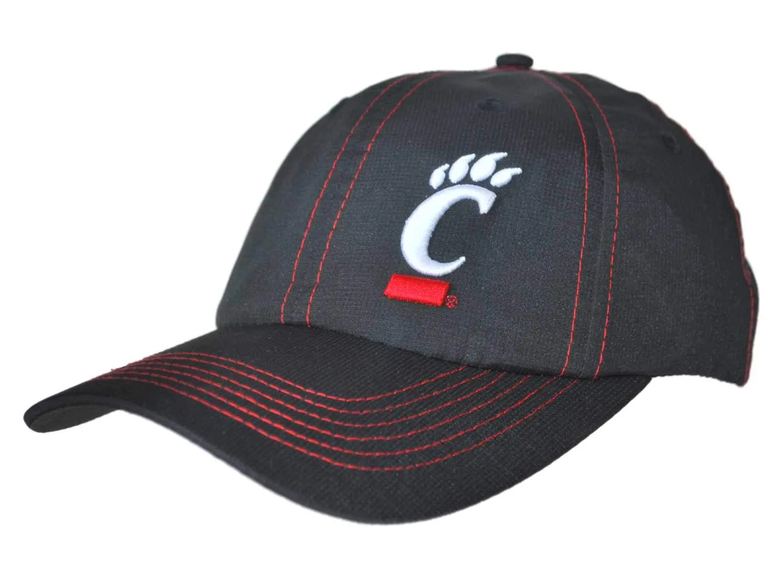 Cincinnati Bearcats Gear for Sports Black Lightweight Runners Adjustable Hat Cap