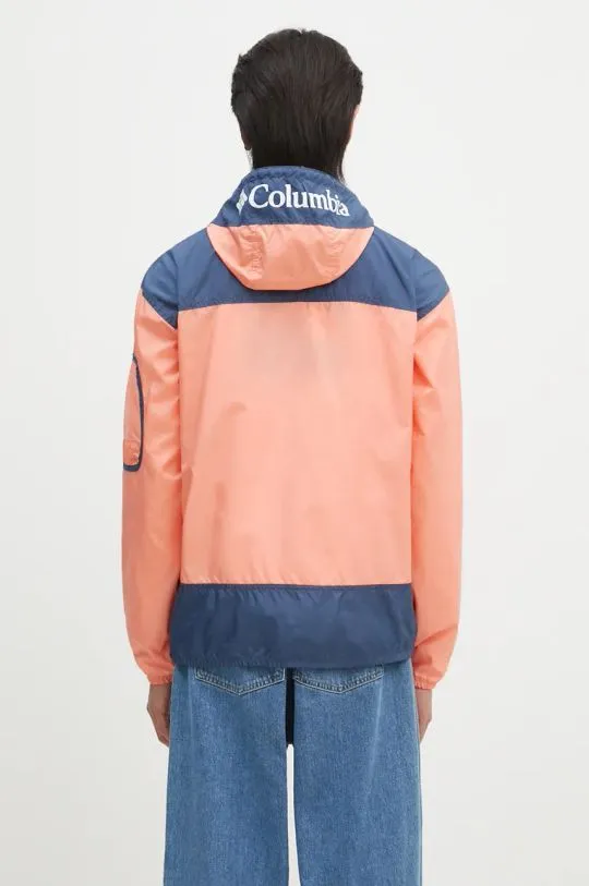 Columbia windbreaker Challenger orange color