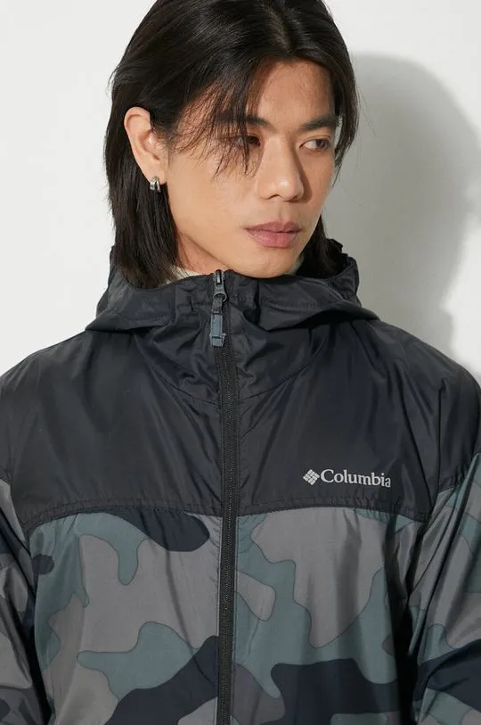 Columbia windbreaker Flash Challenger black color