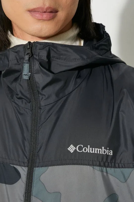 Columbia windbreaker Flash Challenger black color