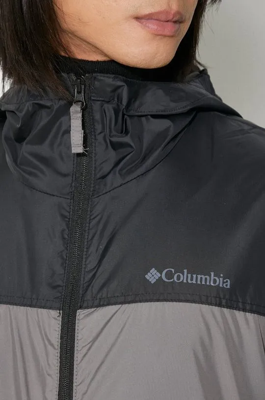 Columbia windbreaker Flash Challenger gray color