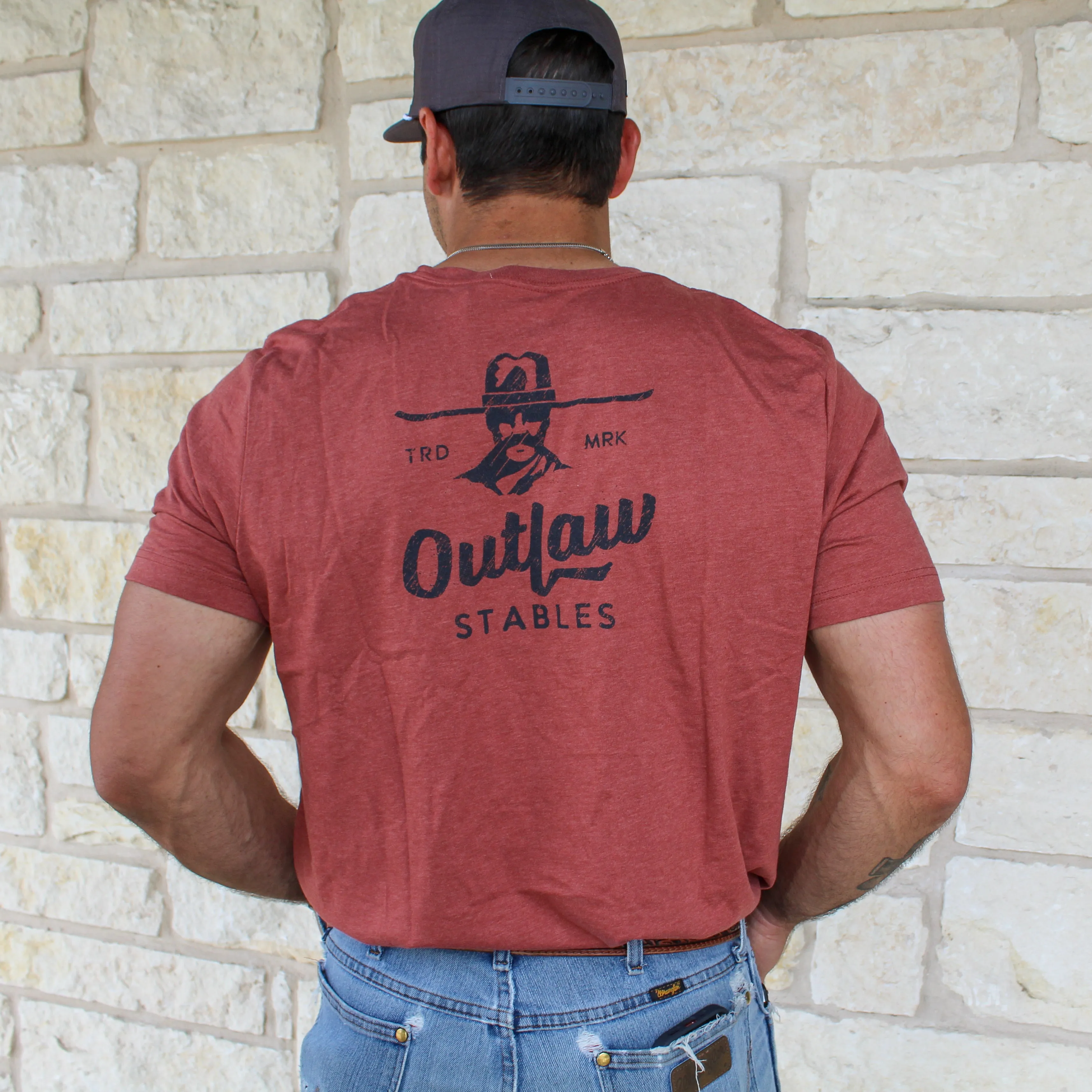 Cowboy Cool Outlaw Stables T-shirt