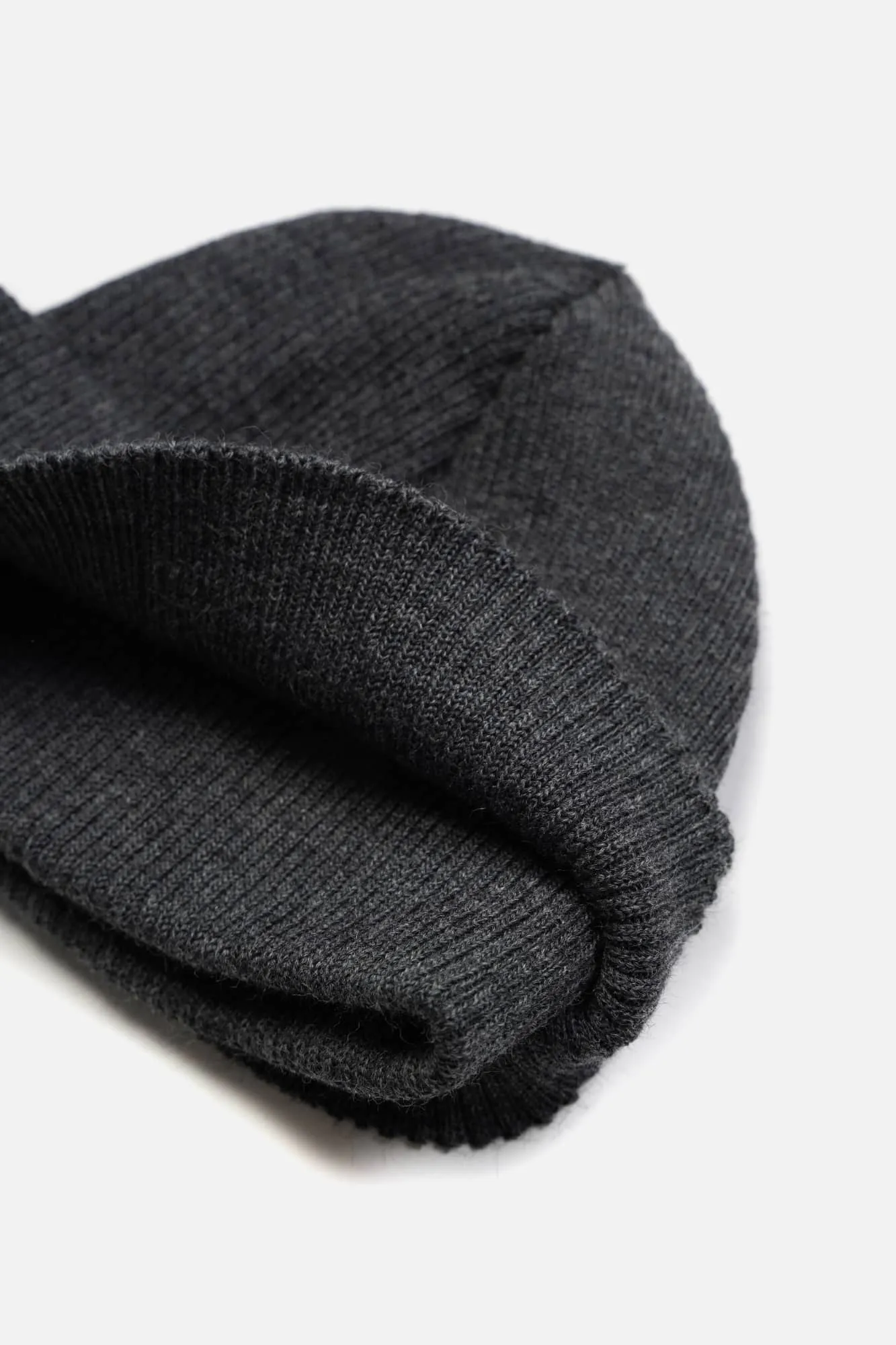 Dark Grey North American Made All Wool Watch Cap