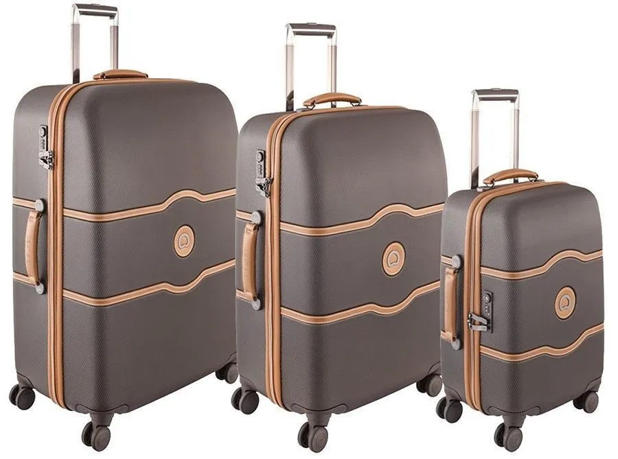 Delsey Chatelet Hard+ 3-Piece Luggage Set 