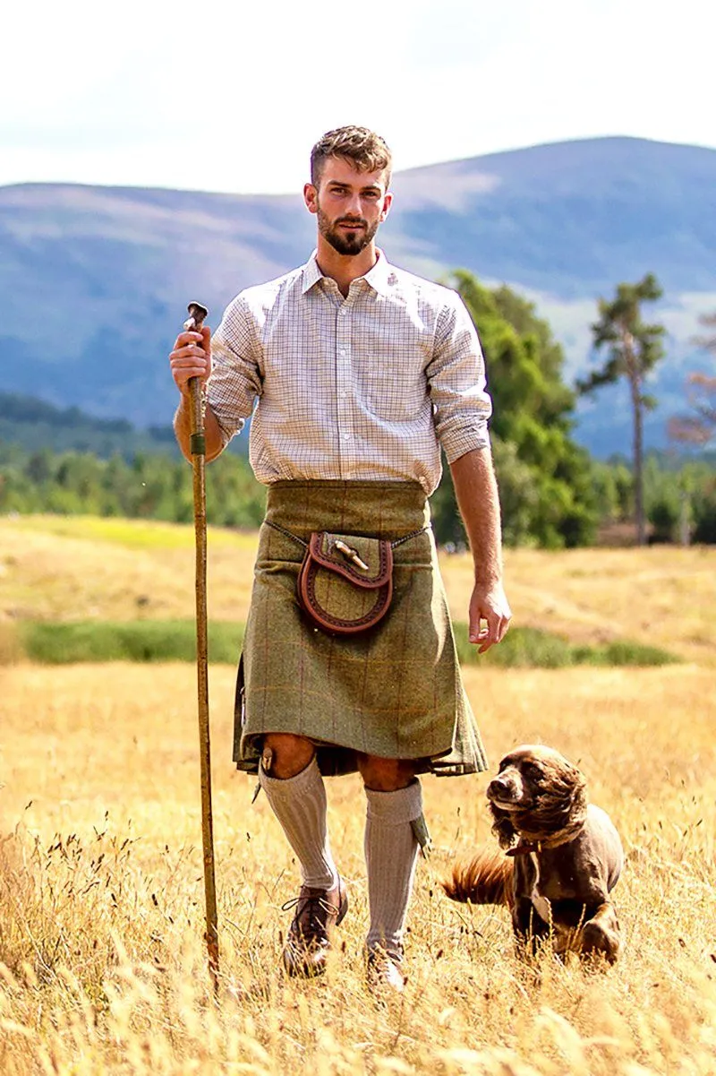 Deluxe Tweed 8-Yard Kilt