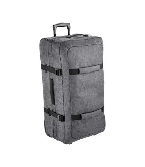 Escape check in hardshell 2 wheeled suitcase one size grey marl Bagbase